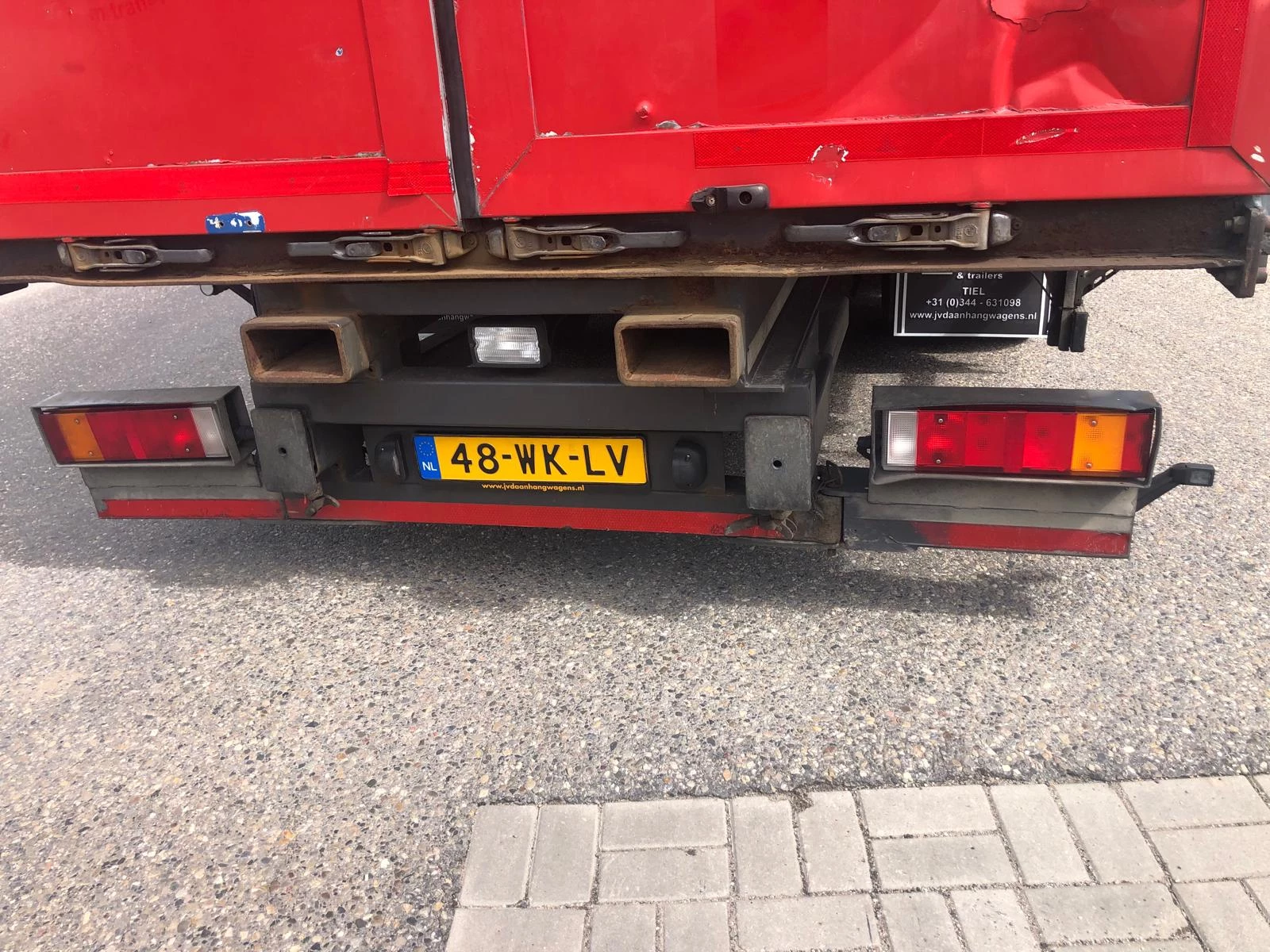 H&W HWTCAB 2078 2013 - HWTCAB 2078 2 As Wisselbare Wipkar i.c.m. BDF laadbak, 48-WK-LV afbeelding 7
