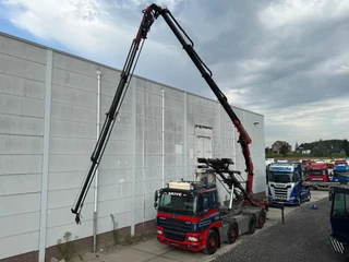 DAF CF 85.460 2011 - 8X2 + YEAR 2016 HMF CRANE 2620-K4 + FLYJIB + WINCH + REMOTE изображение 3