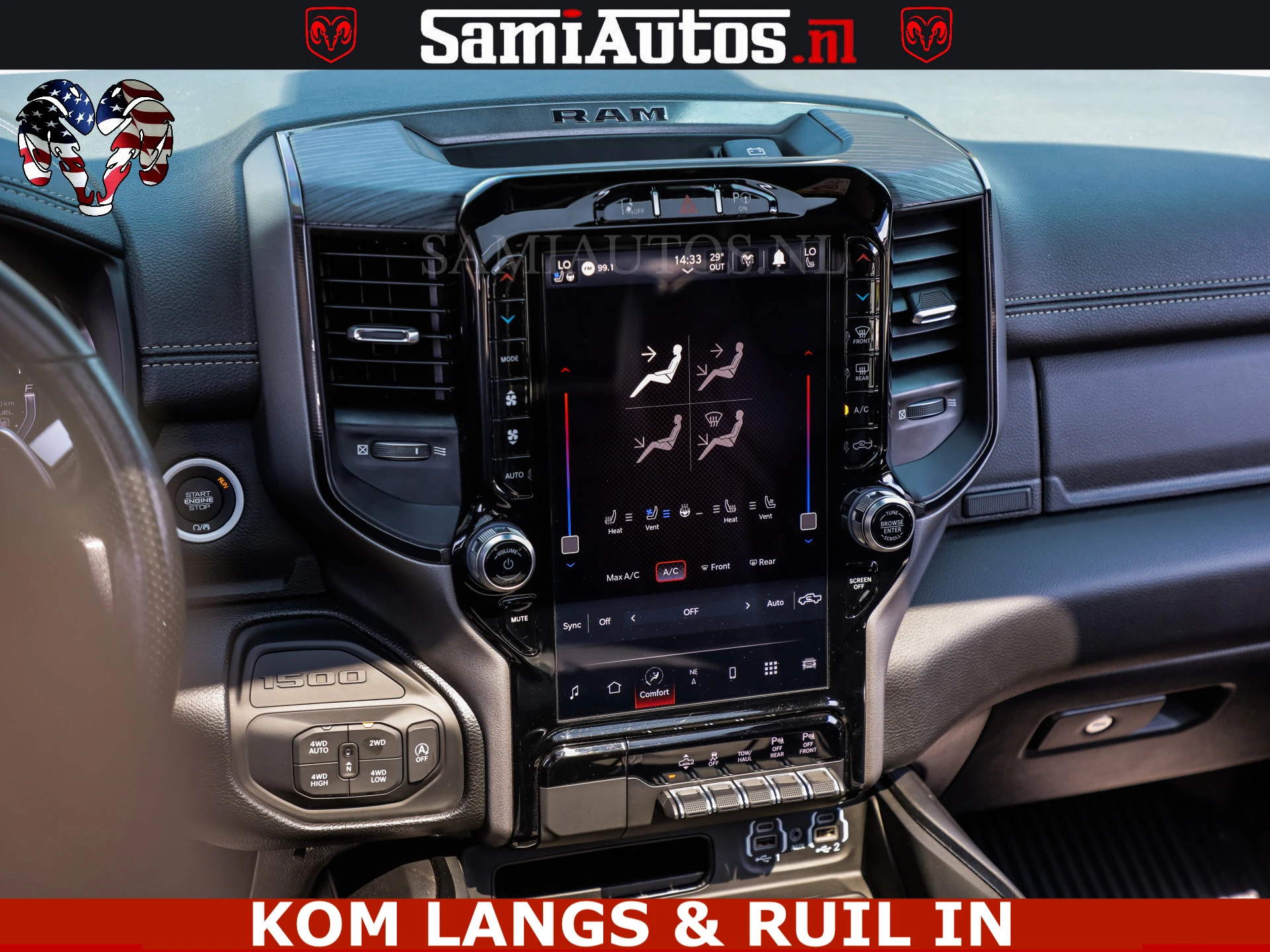 Dodge Ram Pick-Up 2024 - GT TRX PACK | 5.7 V8 HEMI | FLAME RED | HULK PACK | LUCHTVERING | MEGA DIK | DC | afbeelding 31