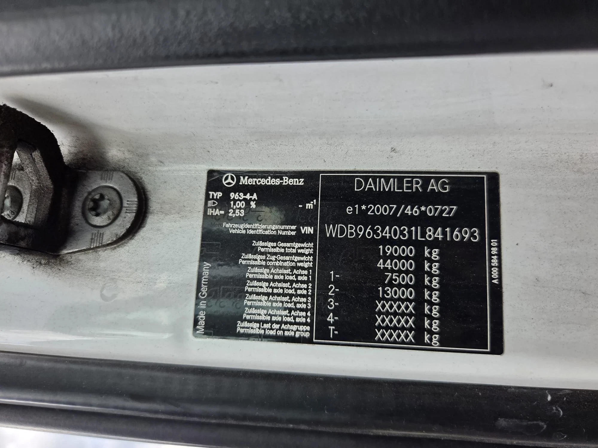 Mercedes-Benz Actros 2014 - 1842 APK 12-2026 obrázek 18