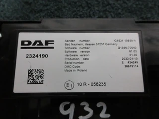 DAF - 2324190 REGELEENHEID DAF XG 480 EURO 6 MODEL 2023 afbeelding 3 miniatuur