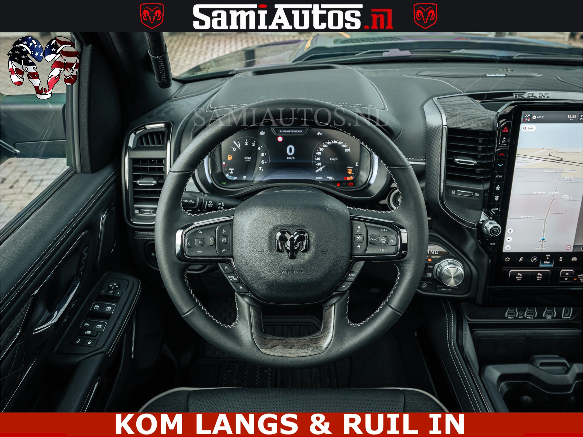 Dodge Ram Pick-Up 2024 - LIMITED NIGHT H.O 540HP 706Nm | Massage + Full Option | De Meest Luxe en Volle in zijn Klasse | obrázek 31