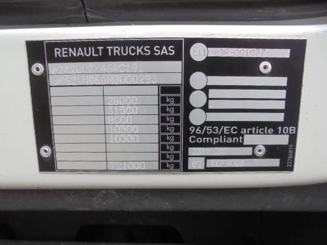 Renault C380 2026 - 320 6X4 + FASSI F245 DEMO UNUSED NL KENTEKEN obrázek 18