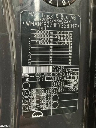 MAN TGM 2015 - 18.340 Euro 6 Hyvalift 14 Ton portaalarmsysteem obrazek 17