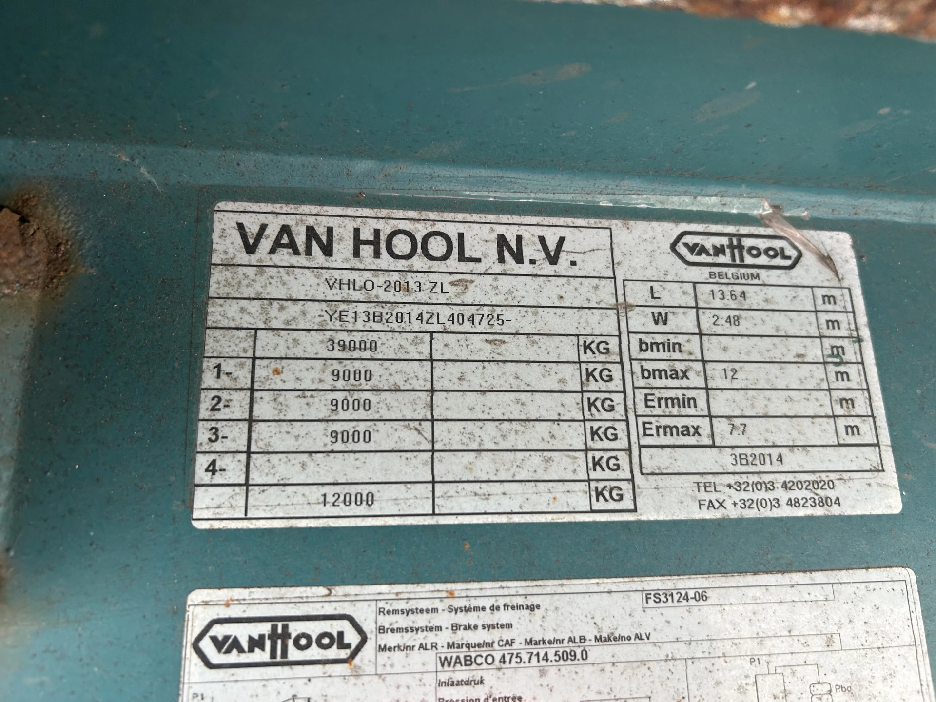 Van Hool 3B2014 2004 - / Curtainside / Side Boards immagine 17