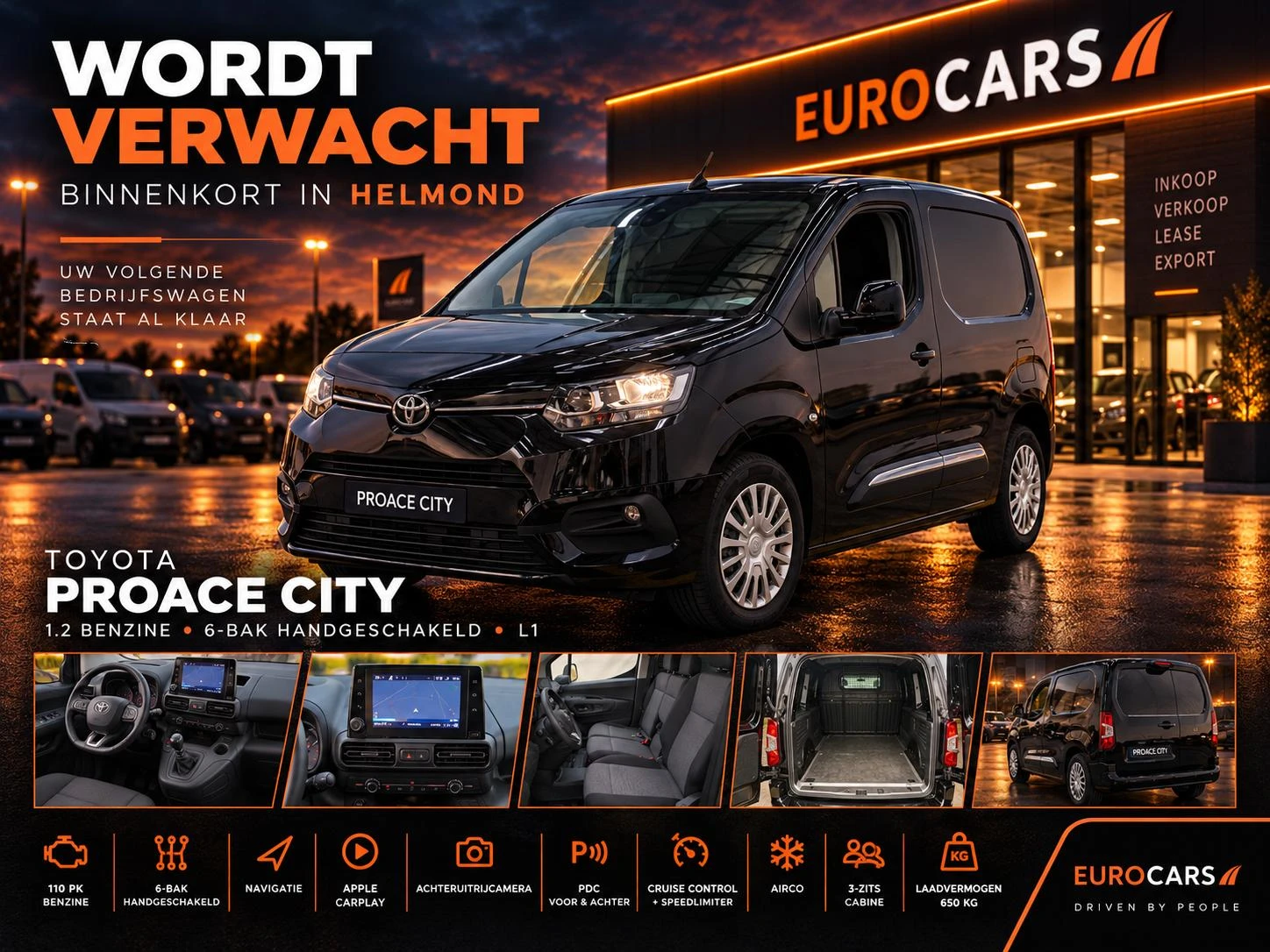 Toyota ProAce 2023 - CITY 1.2 Turbo Live afbeelding 1