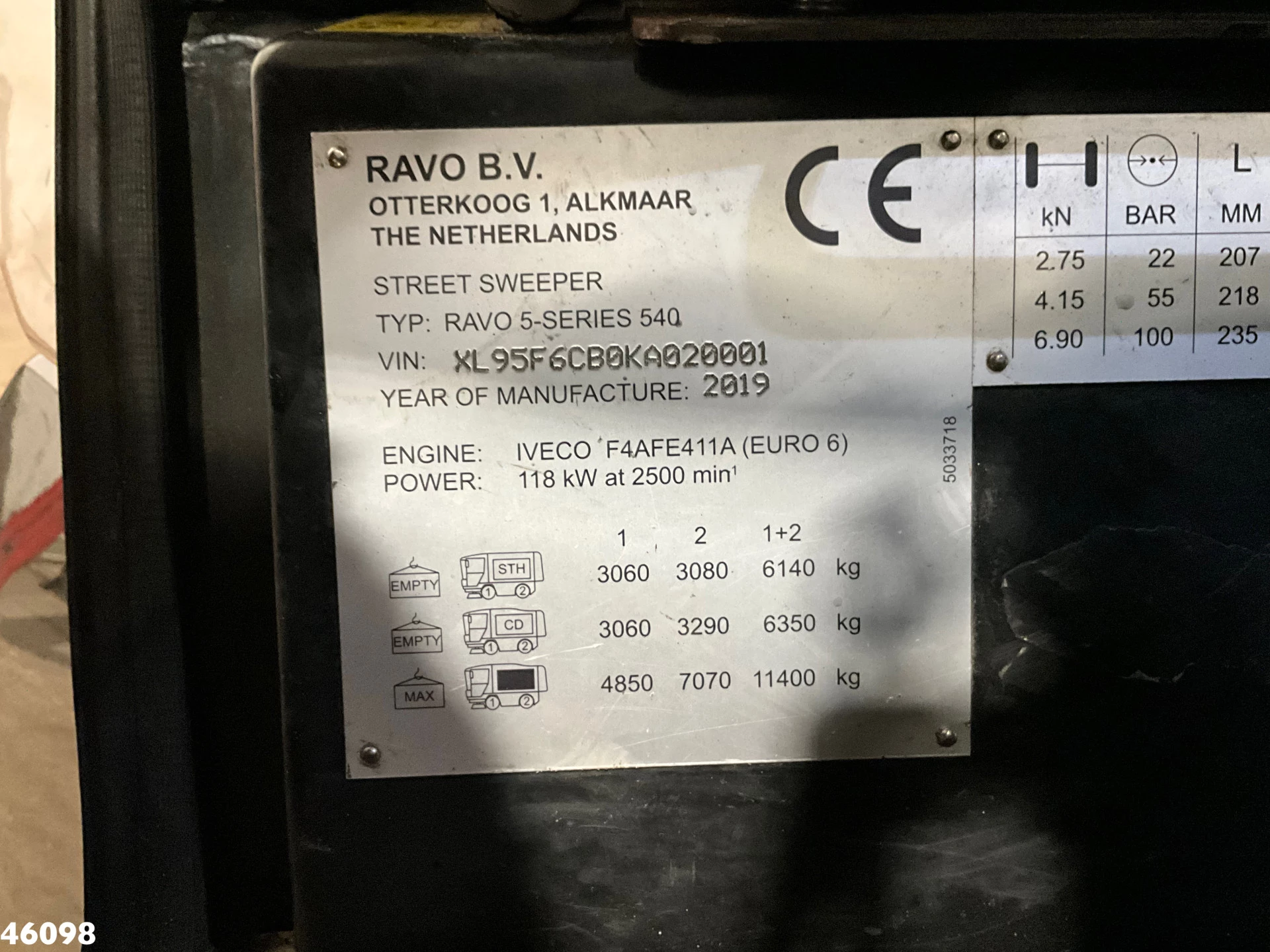 Ravo 540 CD Euro 6 with 3-rd brush 2018 image 20