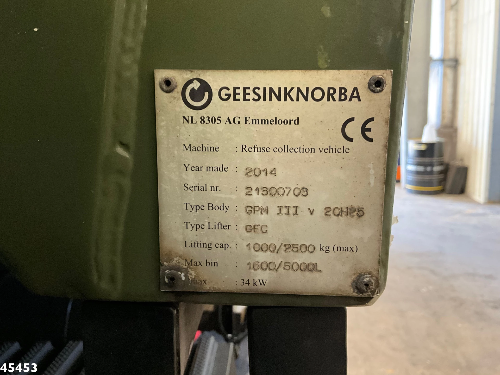 Scania P 2013 - 250 Euro 6 Geesink 20m³ Bild 25