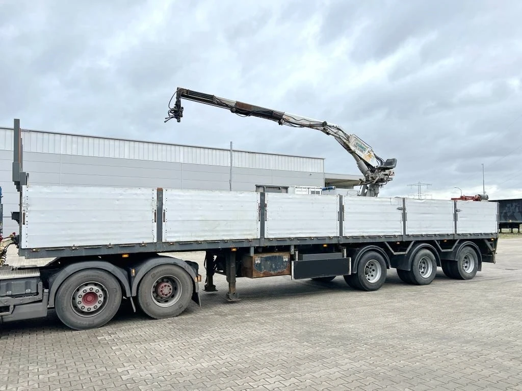 Pacton 1999 - T3-003 Brick Trailer - Kennis 16000-R Crane afbeelding 1
