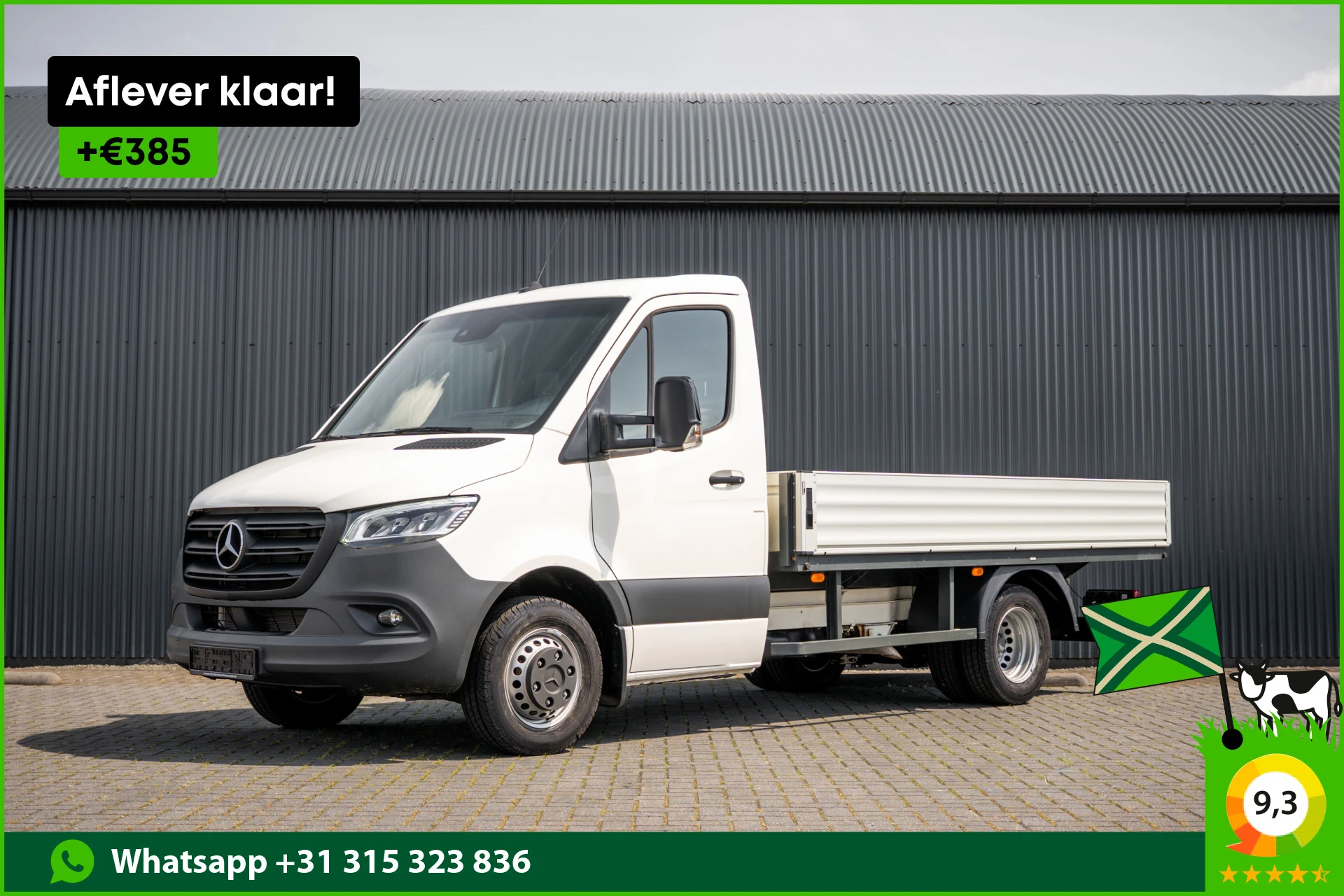 Mercedes-Benz Sprinter 2024 - 519CDI | 190PK | ** N1 *** Automaat | Nieuw | Luchtvering | LED | Cruise | Carplay | Mbux | Navi | Climatronic afbeelding 1