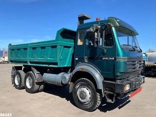 Mercedes-Benz 2638 AK V8 6x6 Manual Full steel suspension Meiller 10m³ kipper 1995 - N/A obrazek 7