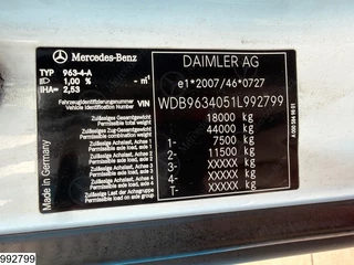 Mercedes-Benz Actros 2015 - 1843 EURO 6, Retarder, Lohr zdjecie 7