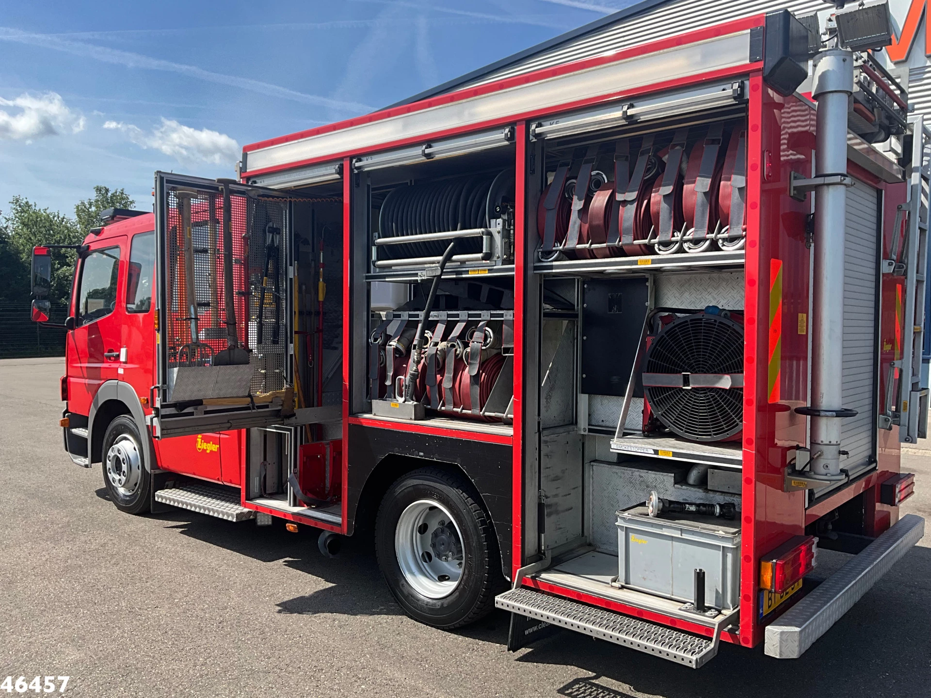 Mercedes-Benz Atego 2007 - 1425 ZIEGLER Brandweer / materiaalwagen Just 41.694 km! afbeelding 10