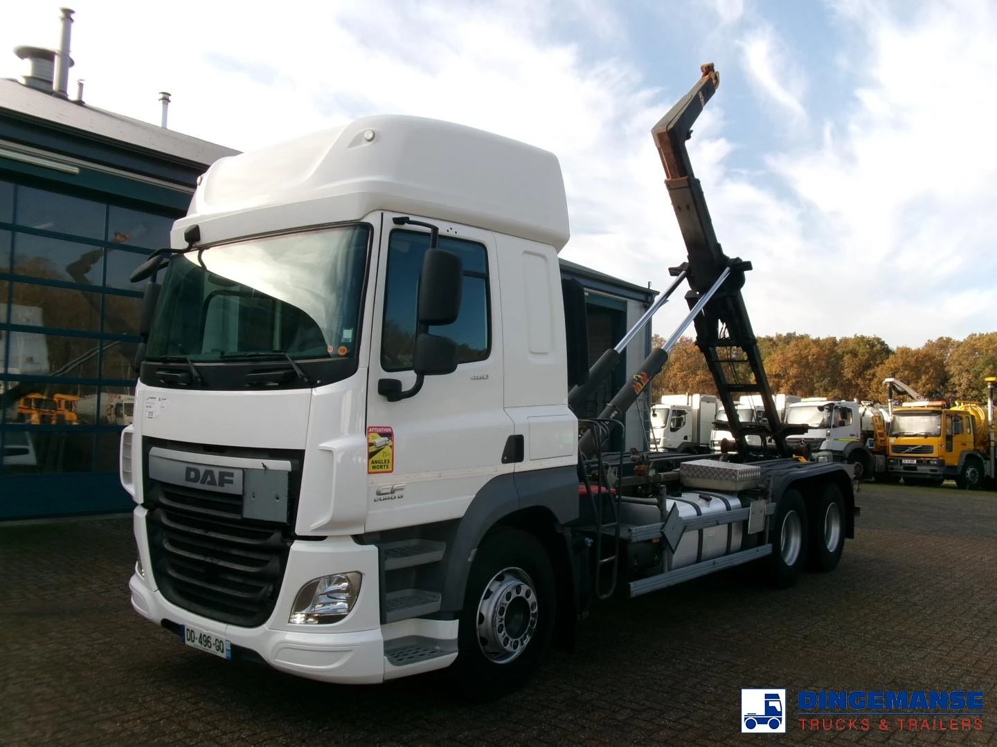 DAF CF 460 6x2 Euro 6 Hyva container hook 20 t 2014 imagen 1