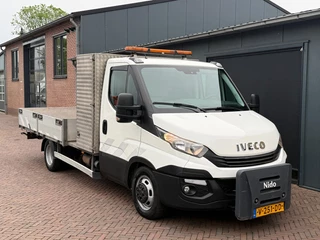 Iveco Daily 2017 - 40C18 3.0 Hi Matic Openlaadbak 3.7m Amco Veba Kraan AC Euro 6 image 1
