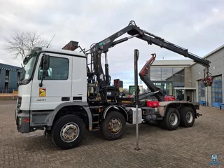 Mercedes-Benz Actros 2008 - 3241 / 8X4 / HIAB 144B-2 / REMOTE / ROTATOR / 20TON HOOK / 2XBIG AXLE / FULL-STEEL / DRUM BRAKES / EURO-4 / 2008 afbeelding 1