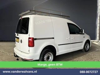 Volkswagen Caddy 2017 - 2.0 TDI **MARGE, Geen BTW** 102pk L1H1 Euro6 Airco | Imperiaal | Navigatie | 1500kg Trekhaak bild 9