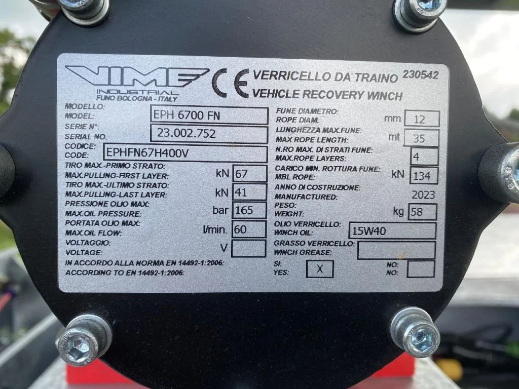 VTR 2023 - BULL / VTR | TRUCK - MACHINE TRANSPORTER | STEERING AXLE | EXTENSION 3000 + 1200 MM zdjęcie 12