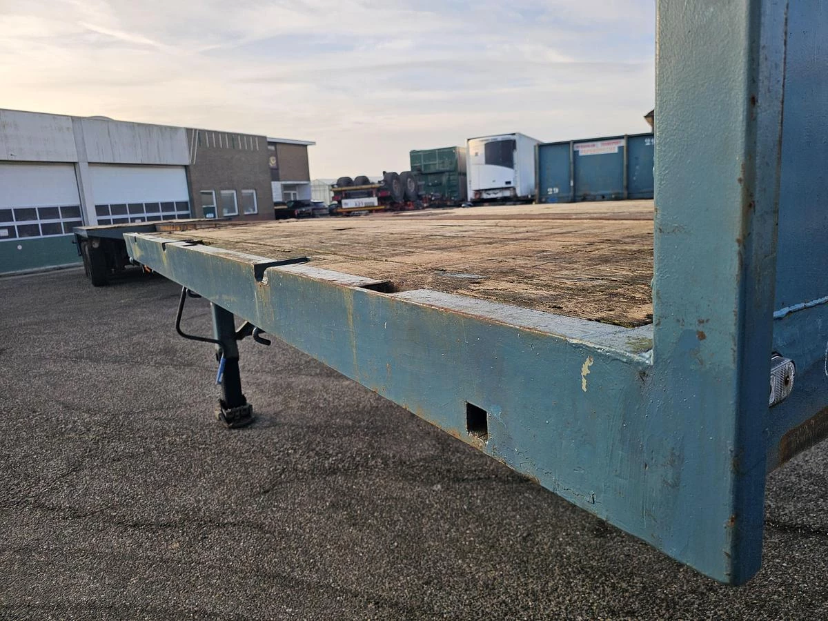 LINTRAILERS LSPU 18-27 | EXTENDIBLE TRAILER 21.20 MTR | STEERING AXLE | good sliding. 2000 Bild 11