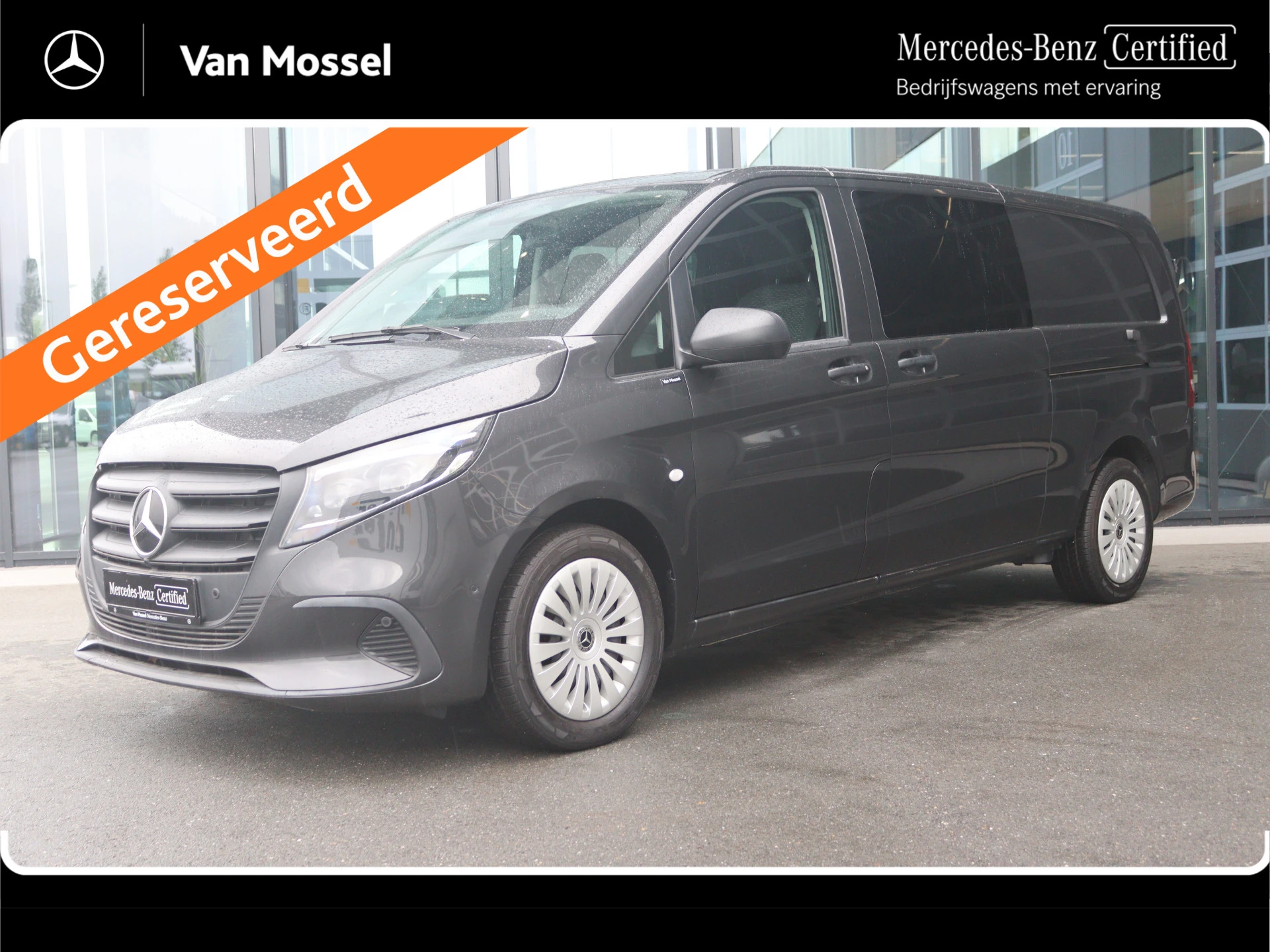 Mercedes-Benz Vito 2024 - 116 CDI Aut XL 6 pers. Dub Cab.|NAVI/AIRCO/MBUX/ Certified afbeelding 1