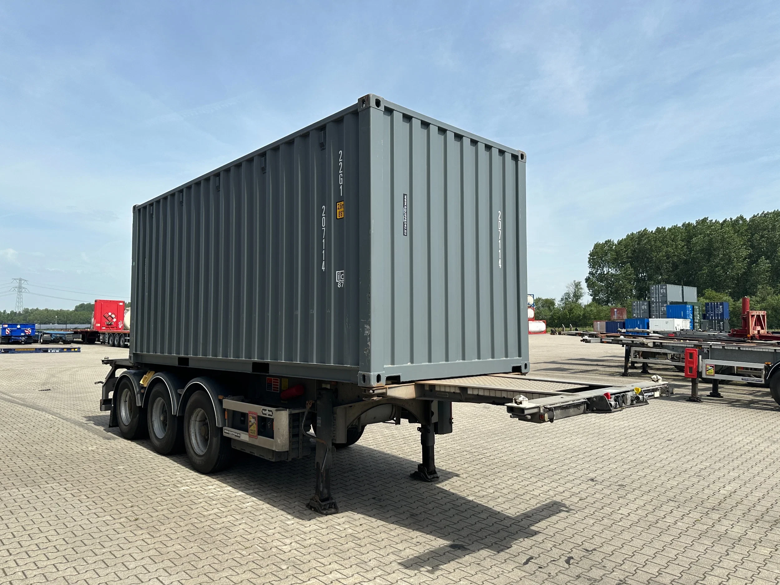 Van Hool 2015 - 20FT/30FT ADR CHASSIS + new (ONE-WAY) 20FT DV 8'6" container, obrázek 7