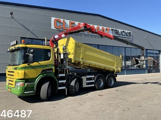 Scania P 2011 - 400 8x4 Retarder HMF 16 Tonmeter Z-kraan te koop