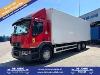 Renault D 2019 - Wide 28.320 / 6x2 / Closed box / Dhollandia te koop