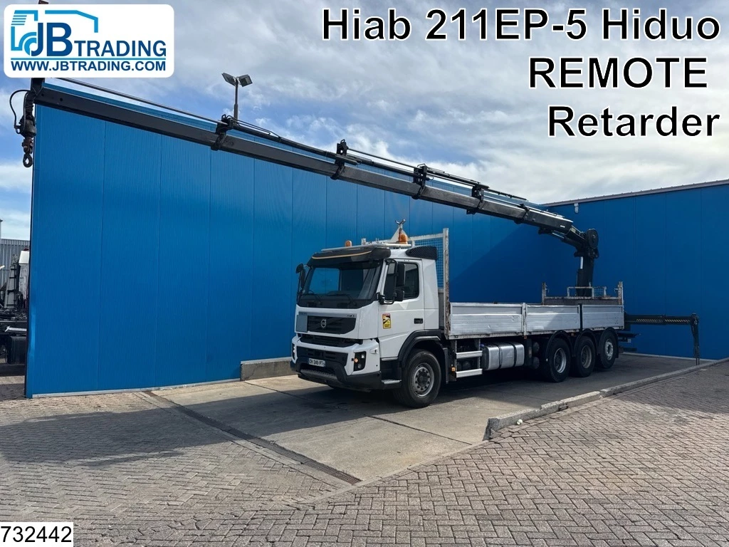 Volvo 2012 - FMX 410 8x4, EURO 5, Retarder, HIAB, Remote image 1