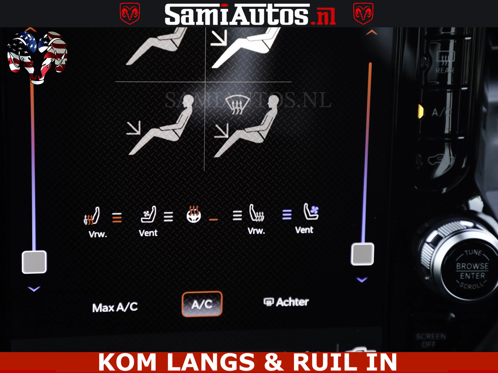 Dodge Ram Pick-Up 2024 - SPORT V8 5.7 402PK | Krachtige Hemi | Panorama Dak | 12' Scherm image 19