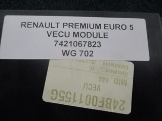 Renault - PREMIUM 7421067823 VECU MODULE EURO 5 obrázek 3 náhled
