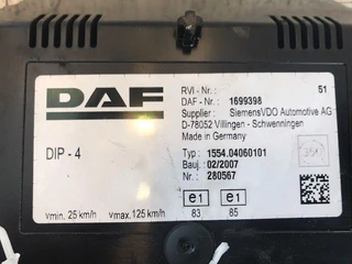 DAF N/A - 1699398 DASHBOARD CF75IV imagem 2