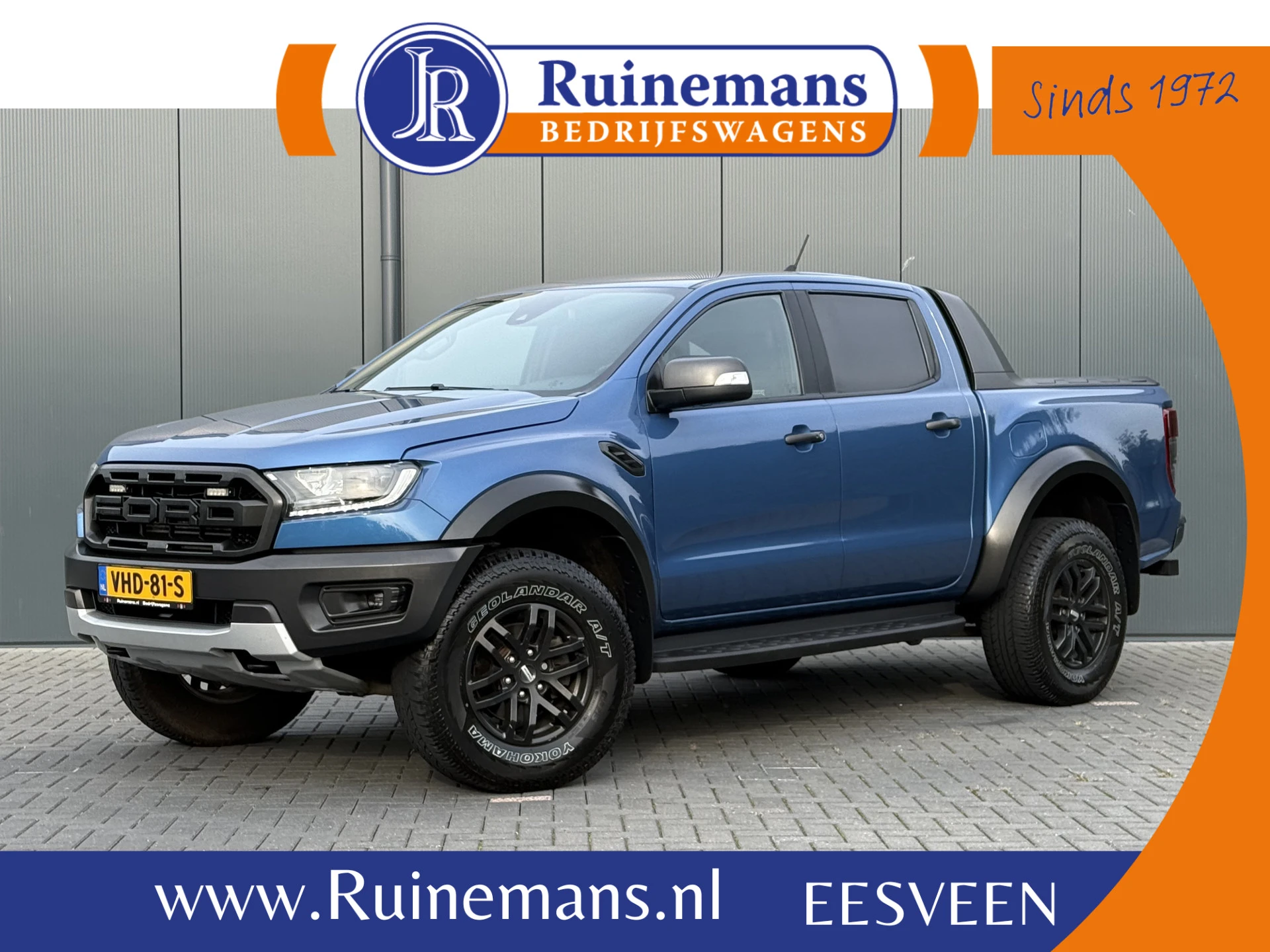 Ford Ranger 2020 - RAPTOR 2.0 EcoBlue 213 PK AUT / 4x4 / 3.5T TREKHAAK / LIMITED EDITION 43 - 50 / LANE ASSIST / CAMERA / STOELVERW / STANDKACHEL / LED afbeelding 1