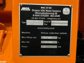 DAF FAN CF 340 VDK 22m³ AE Weighing system 2023 - N/A image 23