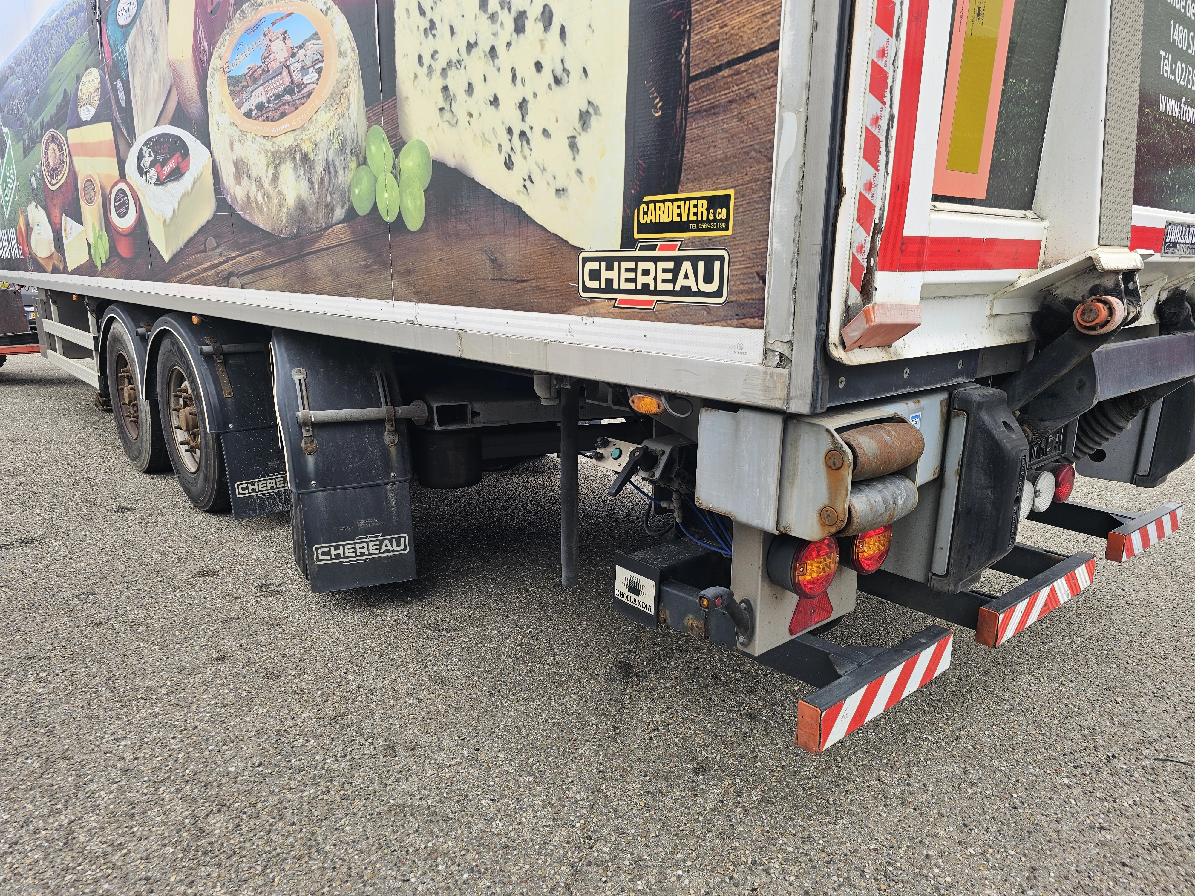 Chereau B3 /CITY TRAILER /STEERING AXLE/LIFT AXLE / 11.80 LONG /LOADING LIFT/ BPW DISC / CARRIER FRIDGE.TUV 23/7/2026 2012 afbeelding 47