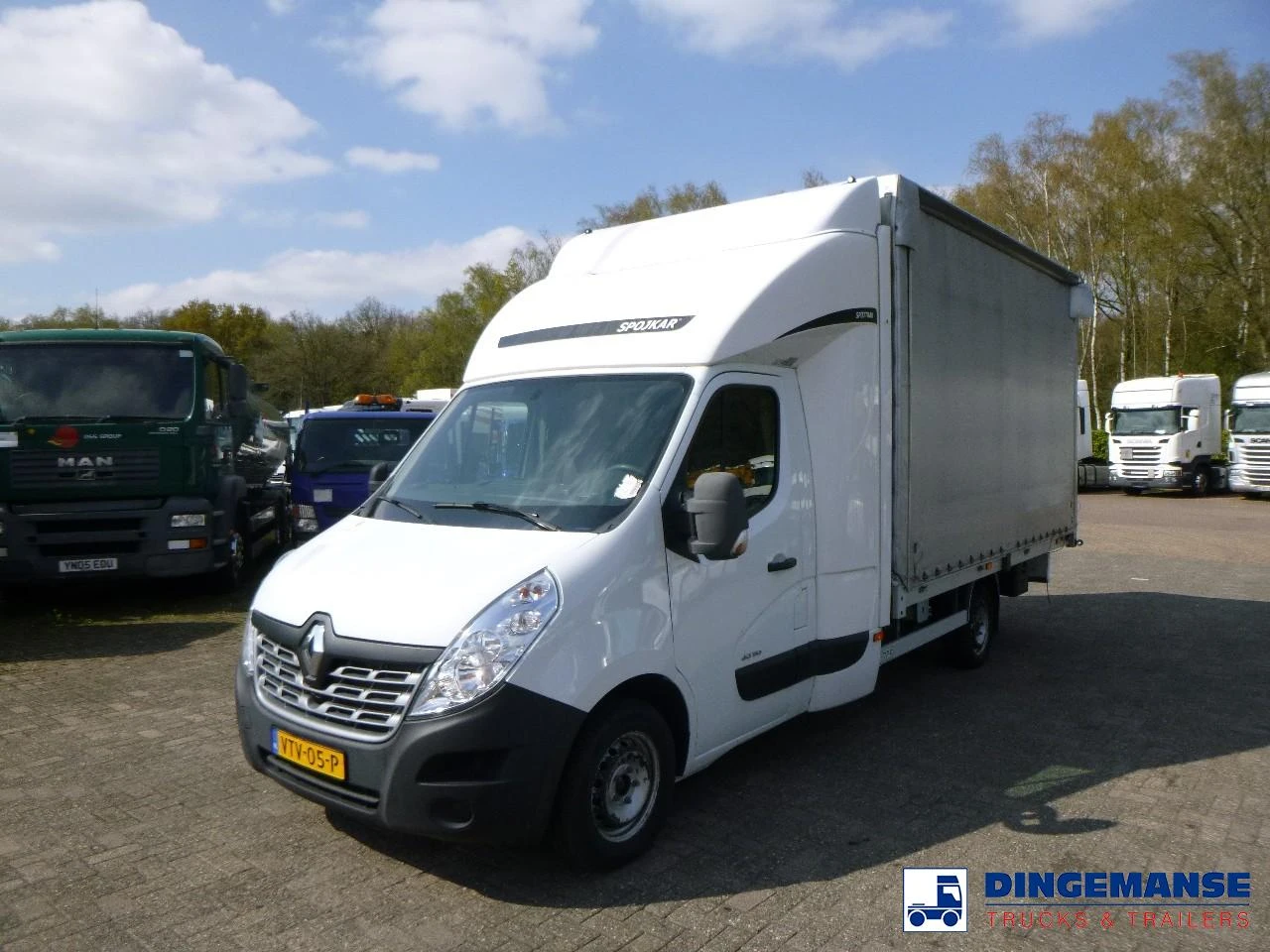 Renault Master 2017 - 170 dci 4x2 curtain side van zdjęcie 1