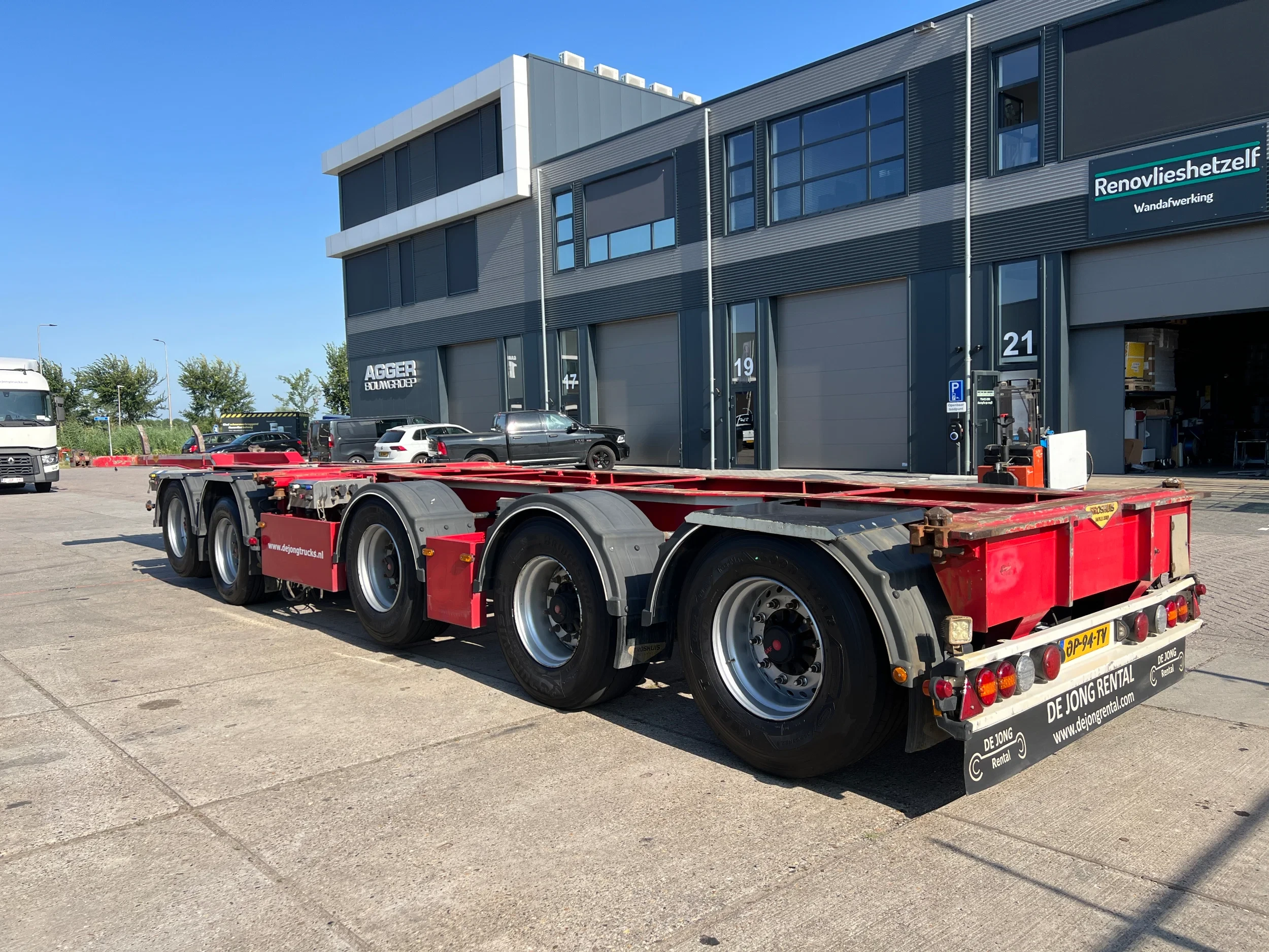 Broshuis 2017 - 2 Connect 5 AKCC / 5 Axles / 3x Steering / 4x Lift Axle afbeelding 2