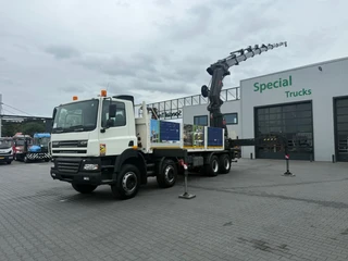 DAF CF 85.430 2005 - 8x4 + HIAB 600 E-9 HiPro – 9x hydraulisch – 26,5 meter afbeelding 3 miniatuur