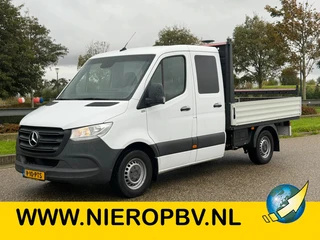 Mercedes-Benz Sprinter 2021 - 314CDI Dubbelcabine Openlaadbak Airco Cruisecontrol AppleCarplay afbeelding 1 miniatuur