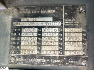 Robuste N/A 2002 - open laadbak Disc brakes, Lift axle bild 4