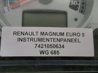 Renault - MAGNUM 7421050634 INSTRUMENTENPANEEL EURO 5 imagen 3 miniatura