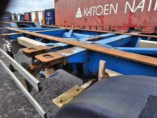 Van Hool 3B2018- 40 FOOT 2 X 20 FOOT CONTAINER CHASSIS, MB DISC. TUV APK 07-11-2026 2007 - N/A zdjecie 24