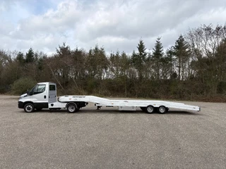 Iveco Daily 2015 - 40C17 Hi Matic - be oplegger ambulance auto transporter image 3