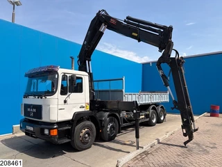 MAN N/A 1996 - 41 372 8x4, Manual, HIAB, Remote, Bladvering immagine 3