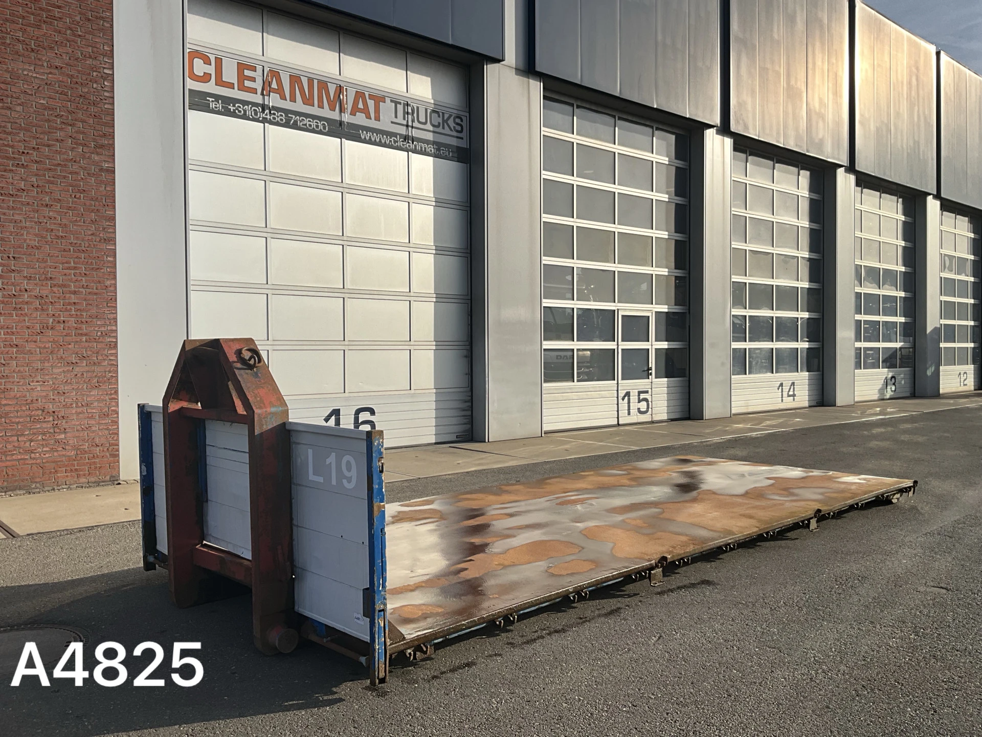 Flatbed container afbeelding 1