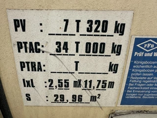Feldbinder N/A 1999 - LEBENSMITTEL / LEVENSMIDDELEN / FOOD / 33.500L / 3-COMP / PUMPE / LIFTACHSE obrazek 39