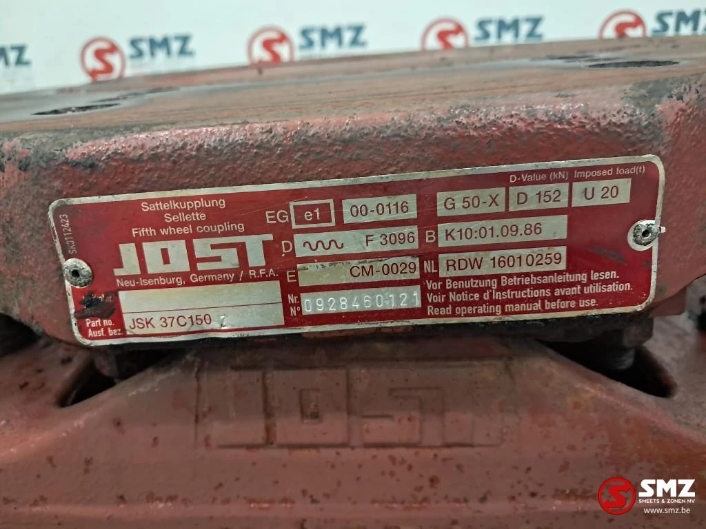 Jost 2003 - Occ koppelschotel + montageplaat JSK37C150 Jost afbeelding 7