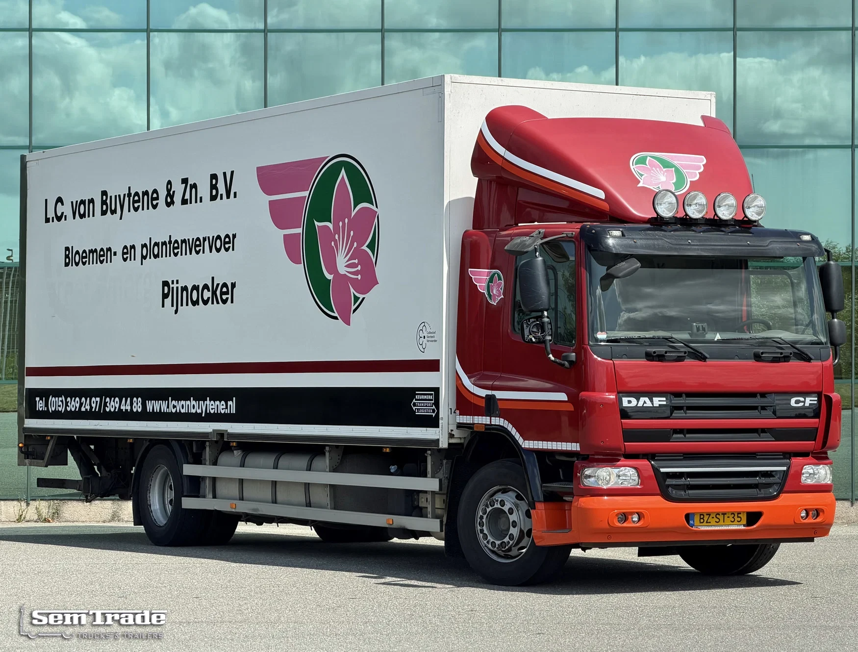DAF CF 75.310 2012 - EURO 5 FT BURGERS BOX TAIL LIFT AIRCO SUPER CONDITION NL-TRUCK afbeelding 6