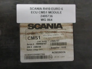 Scania - 2405736 ECU CMS1 MODULE SCANIA R 410 EURO 6 NIEUWE MODEL изображение 2 миниатюра