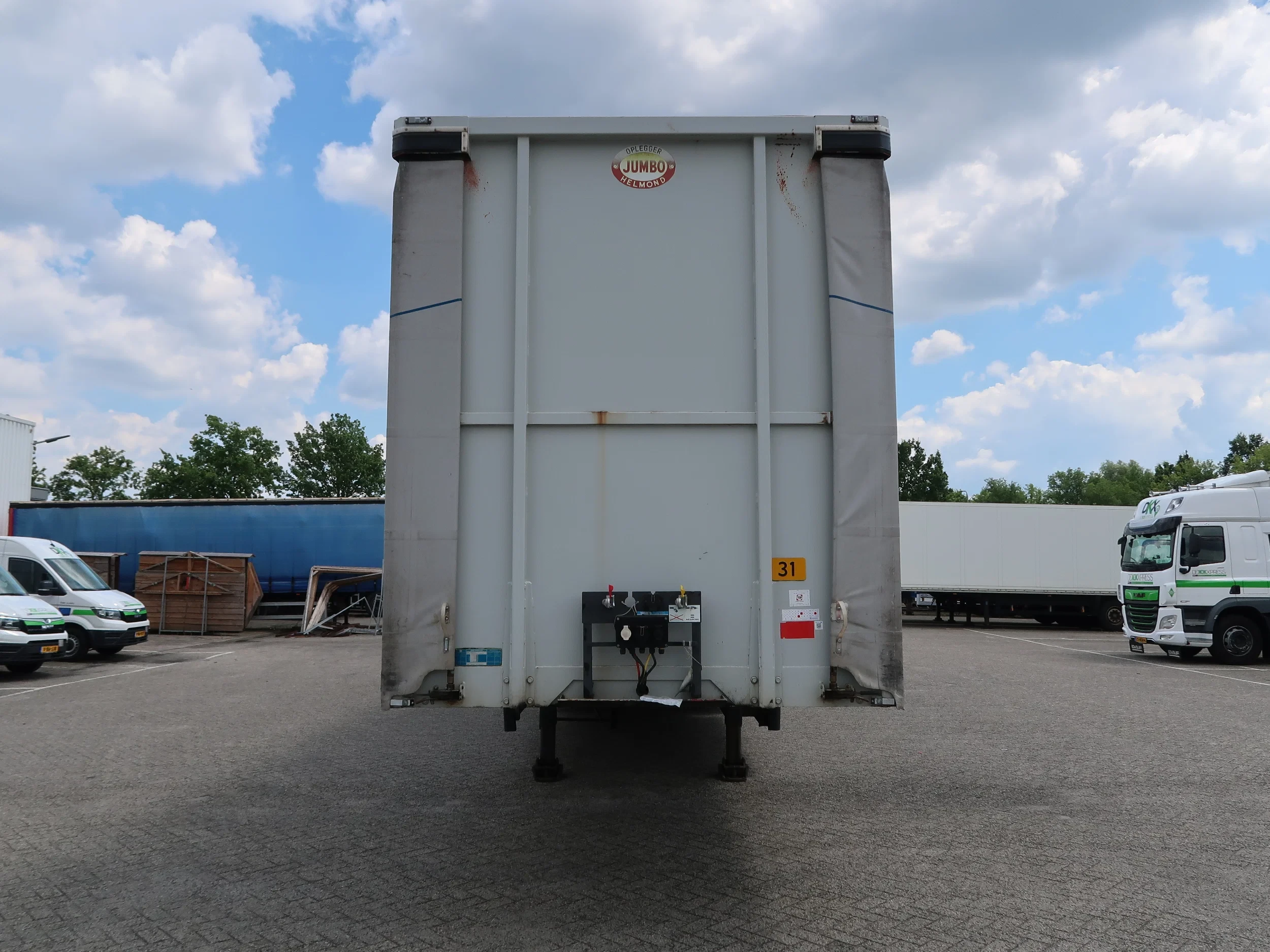 Jumbo DO 270SE 2008 - O4, Lift & Lenkachse BPW, Staplerhalter, 2 Units, TUV, NL Trailer TOP! afbeelding 2