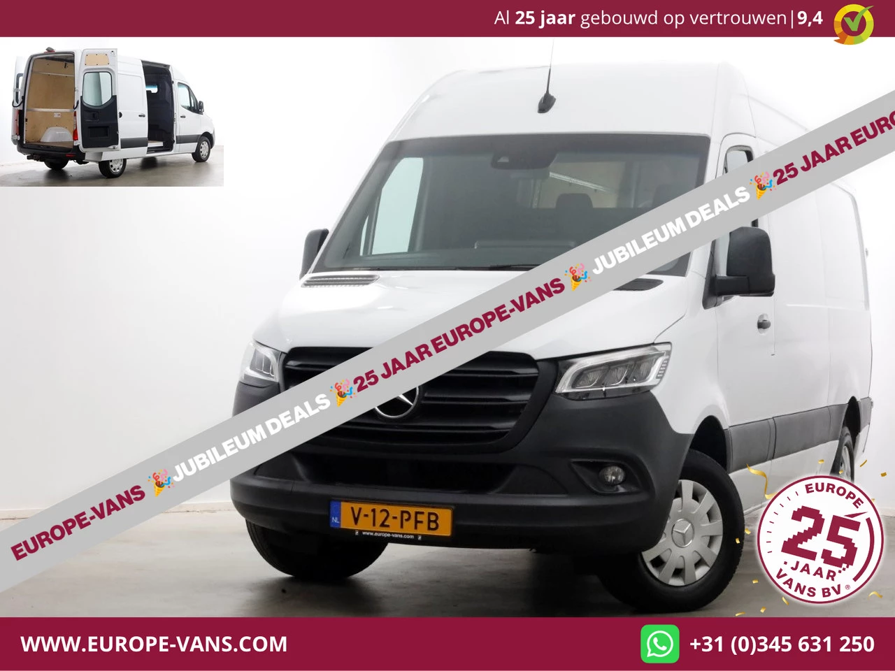 Mercedes-Benz Sprinter 2021 - 319 CDI 3.0 V6 190pk L2H2 7G Automaat LED/Airco/Trekhaak 3500kg 10-2021 obrázek 1